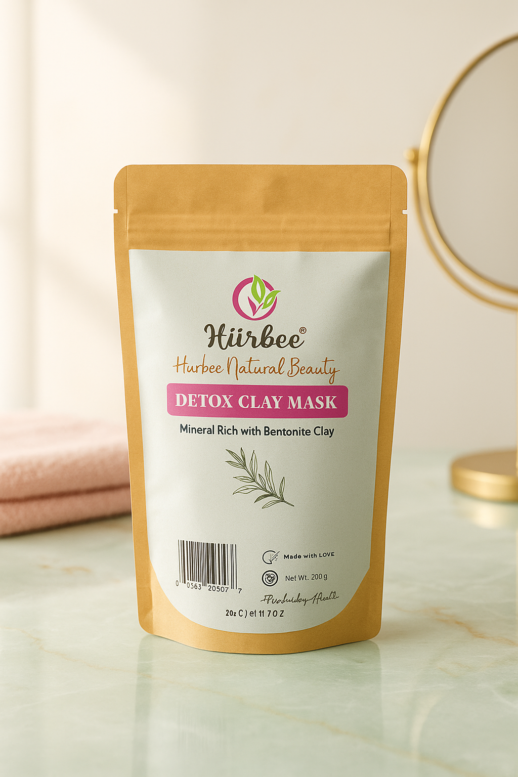 Hurbee Deep Detox Clay Mask
