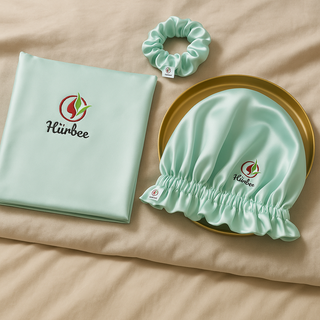 Hurbee 100% Mulberry Silk Scrunchies (22 Momme)